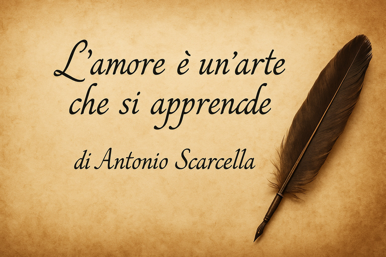 L'amore è un'arte che si apprende